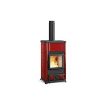Nordica - Poêle à bois raccordable en céramique - la Concita 2.0 11.8 kW Bordeaux