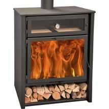 Poêle à bois mod. zeux four 11 kw