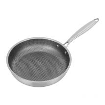 Senderpick - Poêle à frire en acier inoxydable Ø28cm Poêle à induction Anti-adhérence Anti-rayures