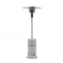 Stufa a Gas per Esterni Acciaio Inossidabile Kekai 13 kW 81x221 cm Superficie Riscaldabile 25 m² Colore Bianco