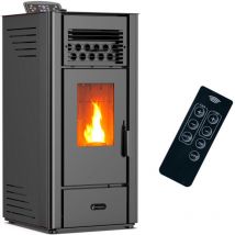 Sannover - Poêle à granulés air Anita 10 kW Noir