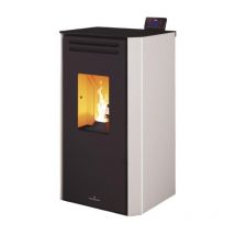 Poêle à granulés Bronpi Tina 7 kW Ivoire