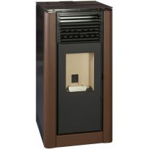 Poêle à granulés isabella 10kW marron a+ Conforlux - Escalor