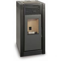 Poêle à granulés narel 7kW noir mat - Escalor
