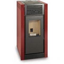 ESCALOR Poêle à granulés NAREL 8kW rouge impérial