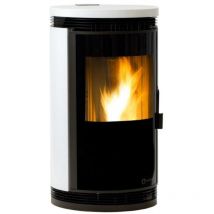 Poêle à granulés LYON - ECOFOREST - 7,5kW - Blanc