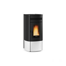 Poêle à granulés étanche canalisable débrayable Extraflame Noris Plus Lux 12 kW Blanc