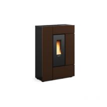 Poêle à granules étanche extra-plat canalisable Extraflame Gabriella Plus 8 kW Bronze