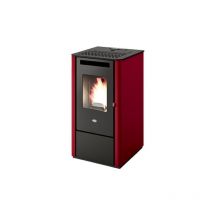 Eva Calor - Poêle à granules Kali 8 kW Rouge