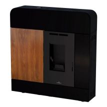 Poêle à granulés extra-plat Bronpi Dora 11 kW Noir