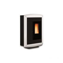 Poêle à granules extra plat canalisable Extraflame Souvenir Lux Evo 11 kW Blanc