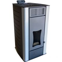 Nemaxx - P18 de 18 kW - Poêle à granulés [à eau] - poêle à pellets cheminée électrique Wifi Ready - Poêle à granulés avec haute puissance thermique &