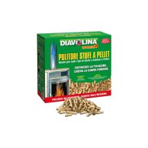 Poele a' granule's propre ramoneur Diavolina Sac de 1,5 kg pour le nettoyage et l'entretien des poeles a' granule's