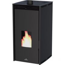 Poêle à granules sans électricité convection naturelle Bronpi Free 11 kW Noir