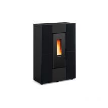 Poêle à granules slim canalisable Extraflame Marilena Plus 5.0 8 kW Noir