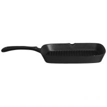 Poêle à griller en fonte - 230x230x25 mm - Hendi 629932