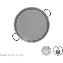 Vaello - Paella acier poli pour induction et vitroceramique ø32cms (5 personnes).