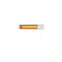 Fabrilamp - Poêle à Quartz Afrique Blanc 1200W 2 Puissances Commande par Chaîne (10,4x57x10,8cm)
