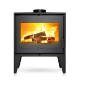 Invicta - Poele a bois en acier Euros - Puissance optimale: 8 kW - Max: 10 kW - Bûches 52 cm, Raccordable, Ecodesign
