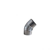 CODO ESTUFA 200mm 45o 0.8mm GALVANIZADO