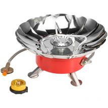 Lixada - Poêle Lotus + adaptateur, Cuisinière et Adaptateur
