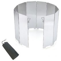 Poêle Pare-Brise Pliable Léger Portable Poêle Extérieur Pare-Brise pour Camping Pique-Nique - Jeffergarden