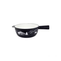 Table&cook - poêlon à fondue 24 cm noir - montagne table et cook 1234240