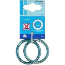 Posamo - pösamo Ring geschweißt Zn (sb) 9,0mm, Innen-Ø 40mm a 2