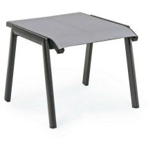 Poggiapiedi arredo giardino alluminio antracite Cruise cm 53 x 51 x 44