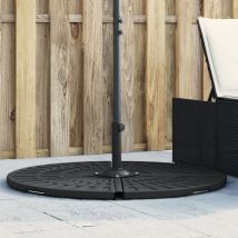 Vidaxl - Poids de base de parasol et poignée pour parasols à pied croisé