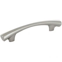 Poignée métal arco - Décor : Inox satiné - Entraxe : 128 mm - Longueur : 185 mm Marella