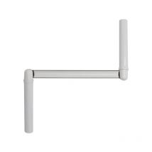 Store Menuiserie - Poignée de manivelle, Acier, Gris et Noir, Diamètre 12 mm, pour Volet Roulant