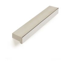Poignée en aluminium chromé brillant, dimensions: 120x12x18mm et inserts: 96mm - talla