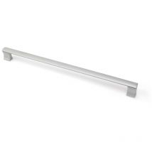 Poignée en aluminium avec finition anodisée mate, dimensions: 330x16x30mm et inserts: 320mm - talla