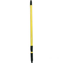 Manche extensible pour brosse balayeuse (0.80m - 1.40m) - Jaune - Métal - 28051 Faura