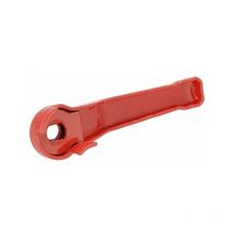 Cyclingcolors - Poignée levier de rechange pour vanne à bille en acier rouge Robinet Tuyauterie Plomberie Outils, 3/4