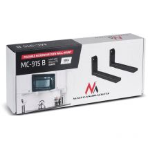 Maclean MC-915 BUniversal Mikrowellenhalterung Schwarz, Steel, Black