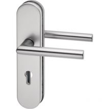 Poigné porte Logo 8743/7203 Alu.F1 72mm 35-45mm EDI