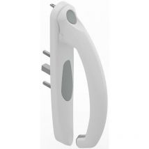Maniglia 20° Interna 5530-2 Bianco Crossed Ds - Fut Centro Destra Da 28 A 38 Mm Di Profondità - Ds5530-d036