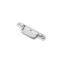 Manopola con piastra imbutita Monin in acciaio zincato - 160x30 mm - 7351-733040