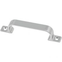 Hermeta - Poignée A.21mm L.112mm B.14mm Alu.argenté.elox.Trous 2