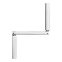 Store Menuiserie - Poignée de manivelle, Aluminium, Blanc, D.12 mm, L.140 mm, Geiger, pour Volet Roulant