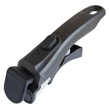 Poignée amovible (noire), poignée amovible pour batterie de cuisine, poignée universelle pour casserole, pince de rechange, durable et résistante à