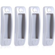 Poignée auxiliaire de cuisine, poignée auxiliaire autocollante, 4 pièces ABS autocollantes