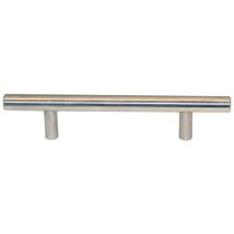 Poignée Barre De Diamètre 12mm Entraxe 160mm Finition En Inox Brossé Cadap 00498l/72s
