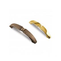 Poignée Buckle 7251 - talla Laiton brossé rustique. 117x18x26mm. Entraxe 96mm.