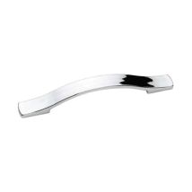 Poignée Chromée En Plastique Pour Meuble Y801 - Dimensions 128 Mm