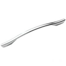 Poignée chromée pour meuble Enzo 224 - Finition chromée, Entraxe 224 mm