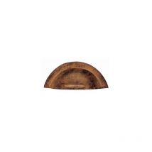 Poignée coquille épaisse fer rouillé - Hauteur : 40 mm - Entraxe : 64 mm - Décor : Rouillé ciré - Largeur : 96 mm - Profondeur : 18 mm Dubois