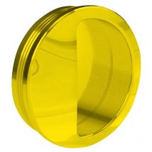 Poignée cuvette ronde diamètre 55 mm - plastique or